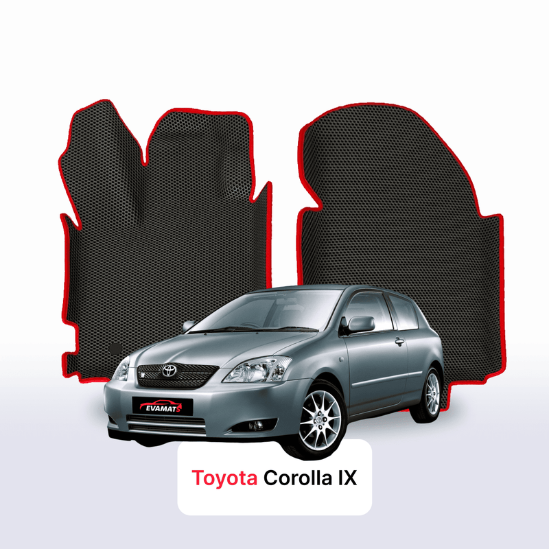 Alfombrillas 3D EVA para Toyota Corolla 9 gen 2000-2007 años HATCHBACK 3 PUERTAS