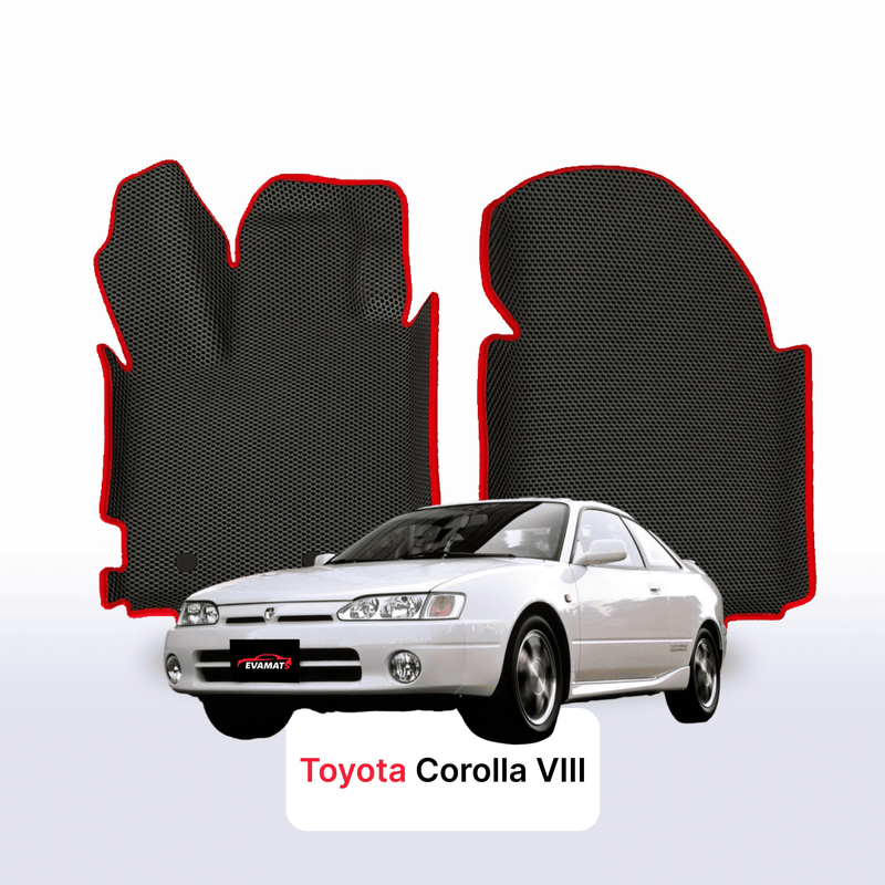 Alfombrillas 3D EVA para Toyota Corolla 8 gen 1997-2002 años COUPÉ