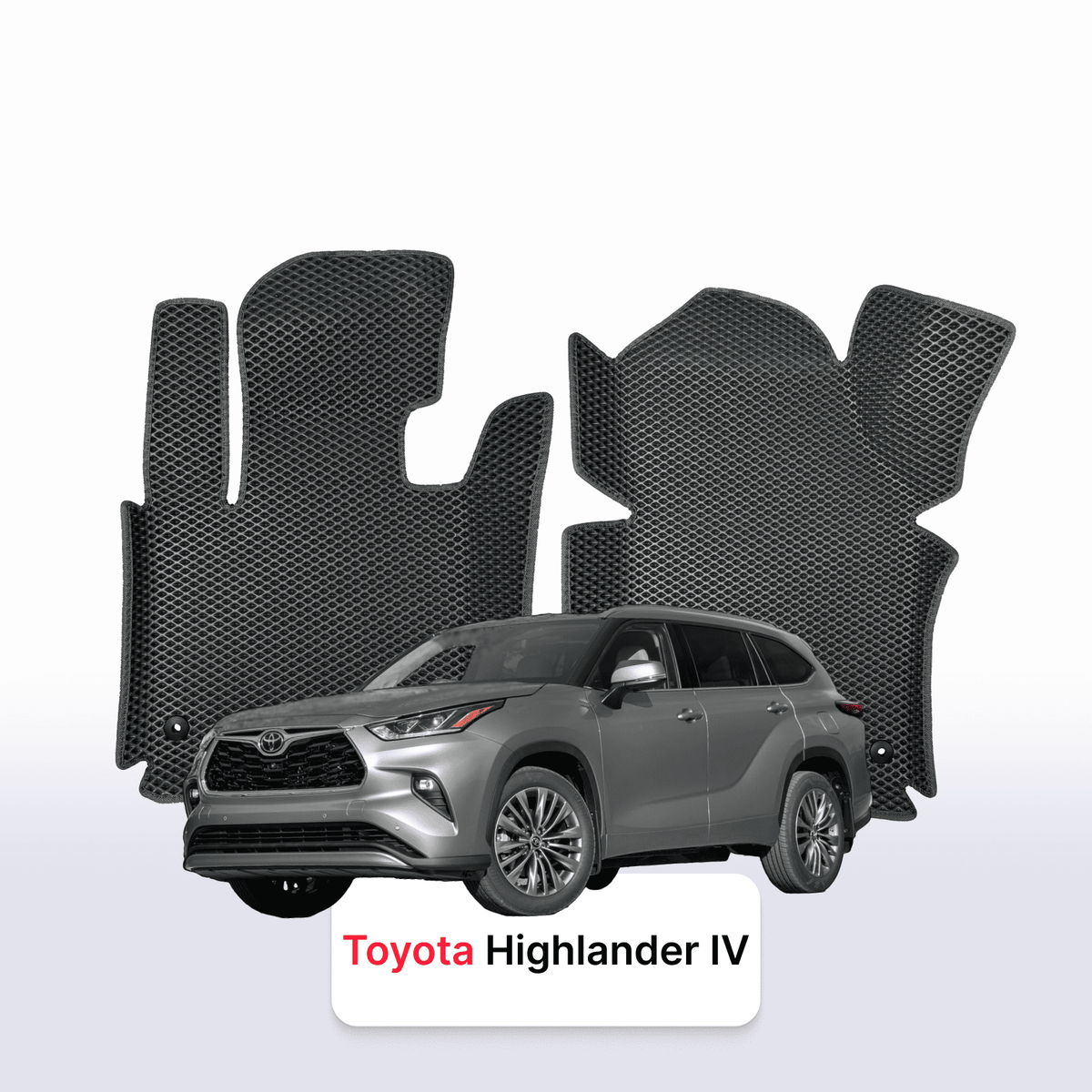 Alfombrillas 3D EVA para Toyota Highlander 4 gen 2019-2027 años SUV 5 PUERTAS