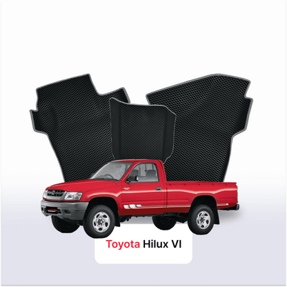 Alfombrillas 3D EVA para Toyota Hilux 6 gen 1997-2005 años PICK-UP CABINA SIMPLE