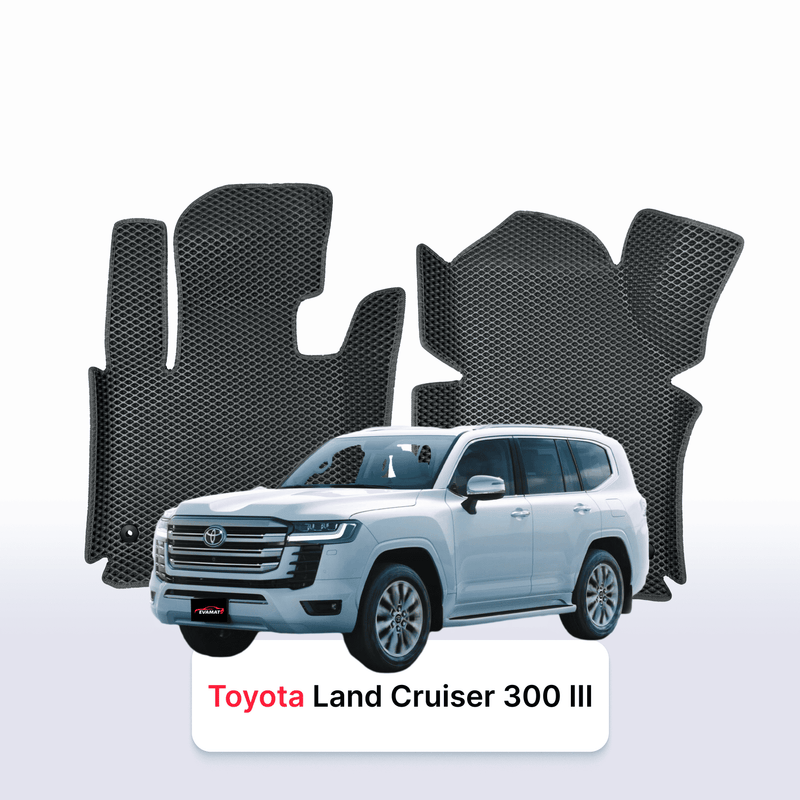 Alfombrillas 3D EVA para Toyota Land Cruiser 300 3 gen 2021-2028 años SUV 5 PUERTAS