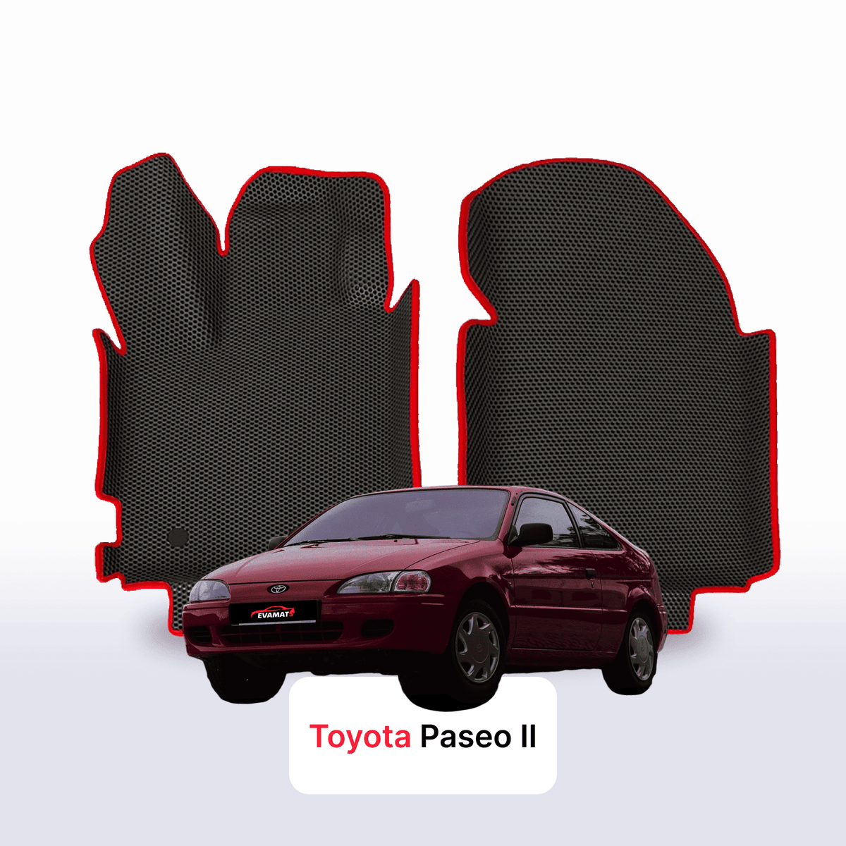 Alfombrillas 3D EVA para Toyota Paseo 2 gen 1991-1999 años COUPÉ