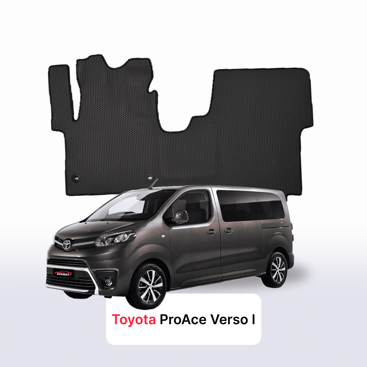 Alfombrillas 3D EVA para Toyota ProAce Verso 2016-2025 años MONOVOLUMEN 7 PLAZAS