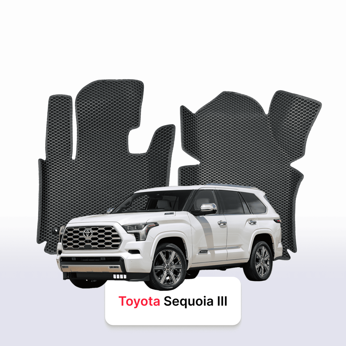 Alfombrillas 3D EVA para Toyota Sequoia 3 gen 2022-2024 años SUV
