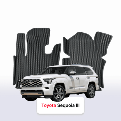 Alfombrillas 3D EVA para Toyota Sequoia 3 gen 2022-2024 años SUV