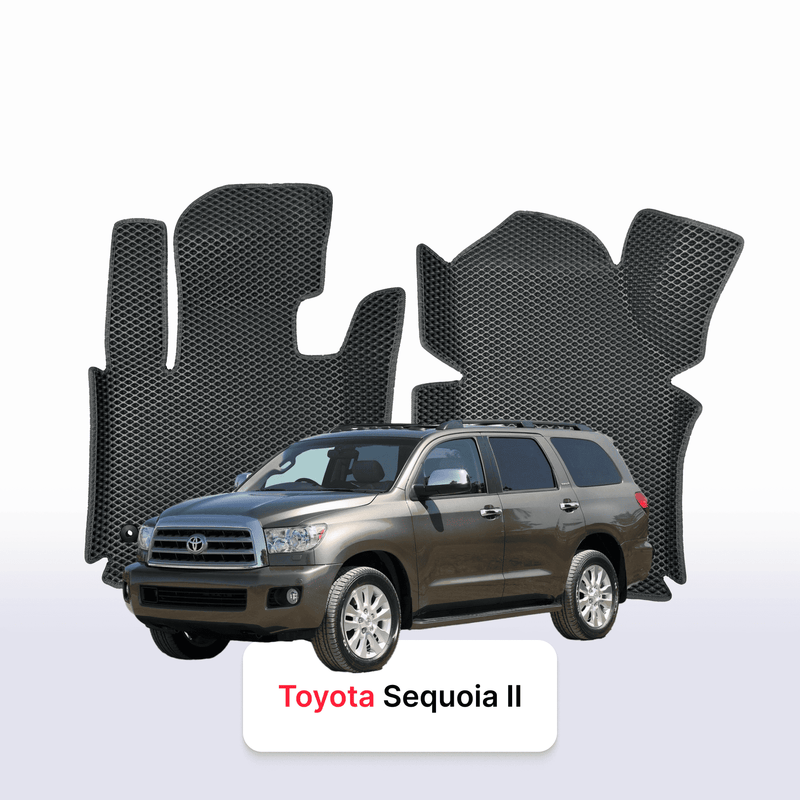 Alfombrillas 3D EVA para Toyota Sequoia (XK60) 2 gen 2008-2022 años SUV