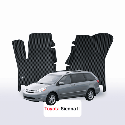 Alfombrillas 3D EVA para Toyota Sienna 2 gen 2003-2010 años MONOVOLUMEN