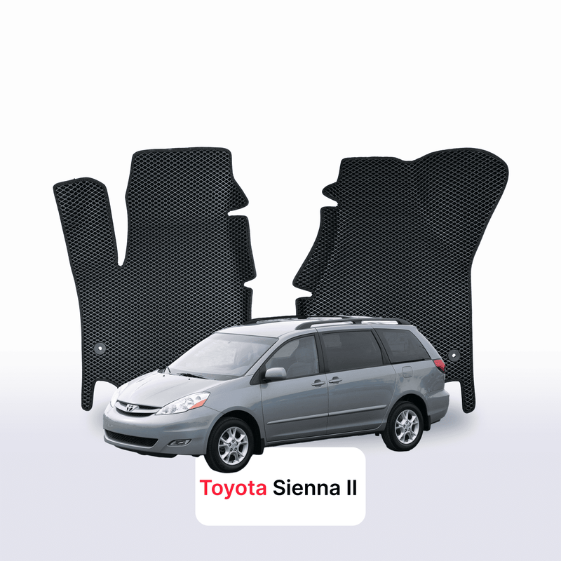 Alfombrillas 3D EVA para Toyota Sienna 2 gen 2003-2010 años MONOVOLUMEN
