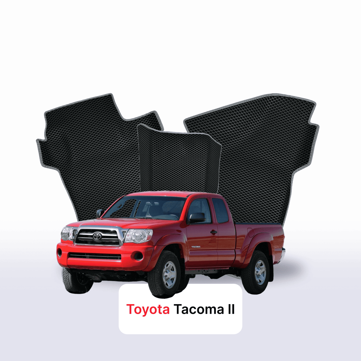 Alfombrillas 3D EVA para Toyota Tacoma 2 gen 2004-2015 años PICK-UP CABINA EXTENDIDA