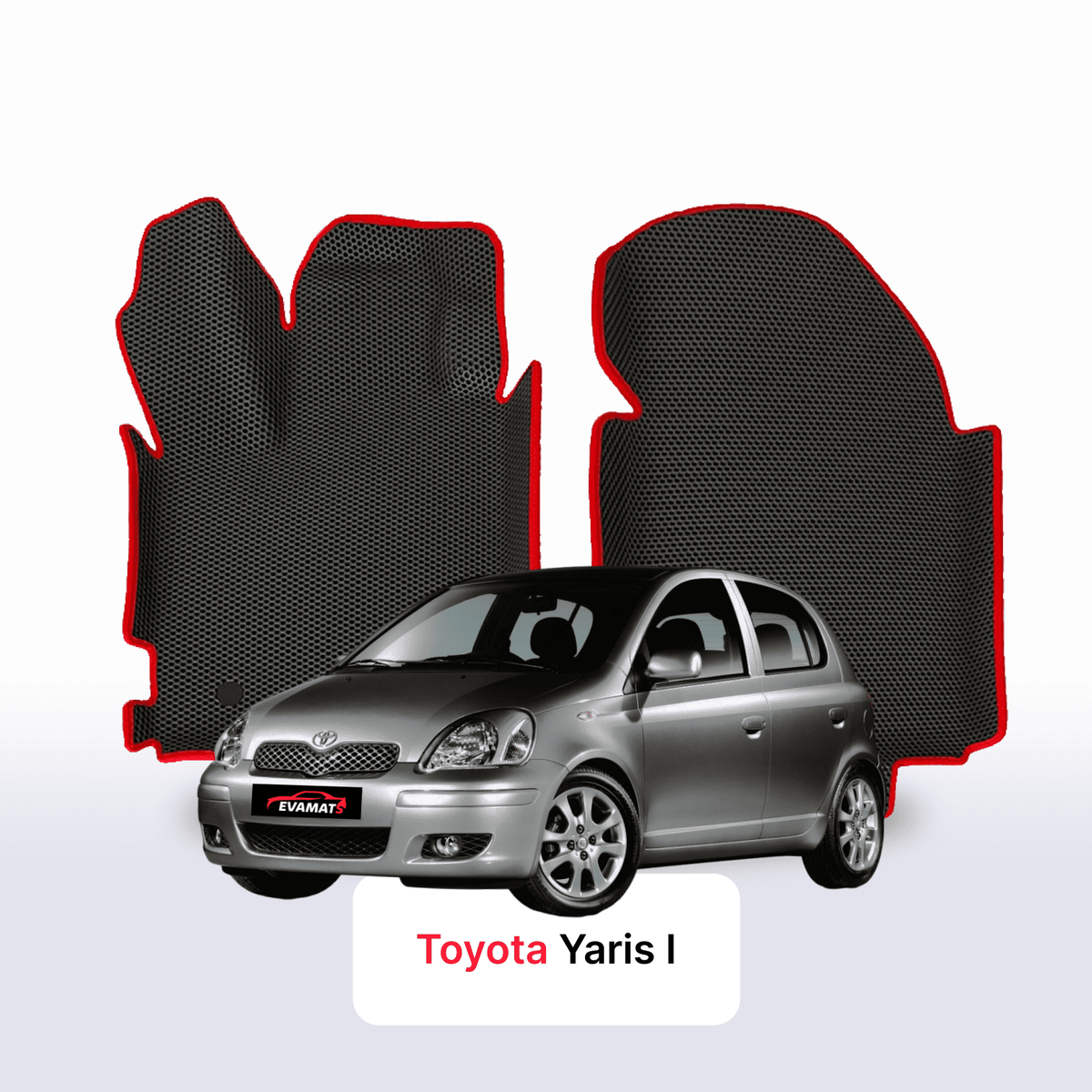 Alfombrillas 3D EVA para Toyota Yaris 1 gen 1999-2005 años HATCHBACK 5 PUERTAS
