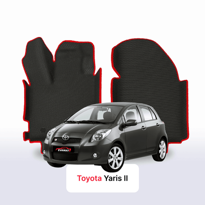 Alfombrillas 3D EVA para Toyota Yaris 2 gen 2005-2012 años HATCHBACK 5 PUERTAS