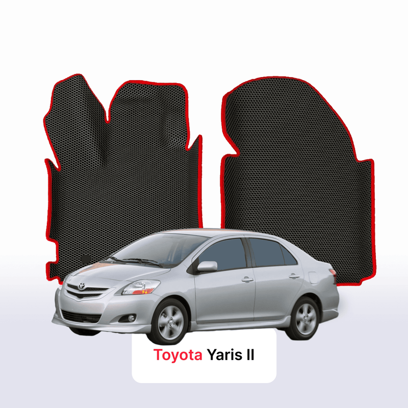 Alfombrillas 3D EVA para Toyota Yaris 2 gen 2005-2012 años SEDÁN