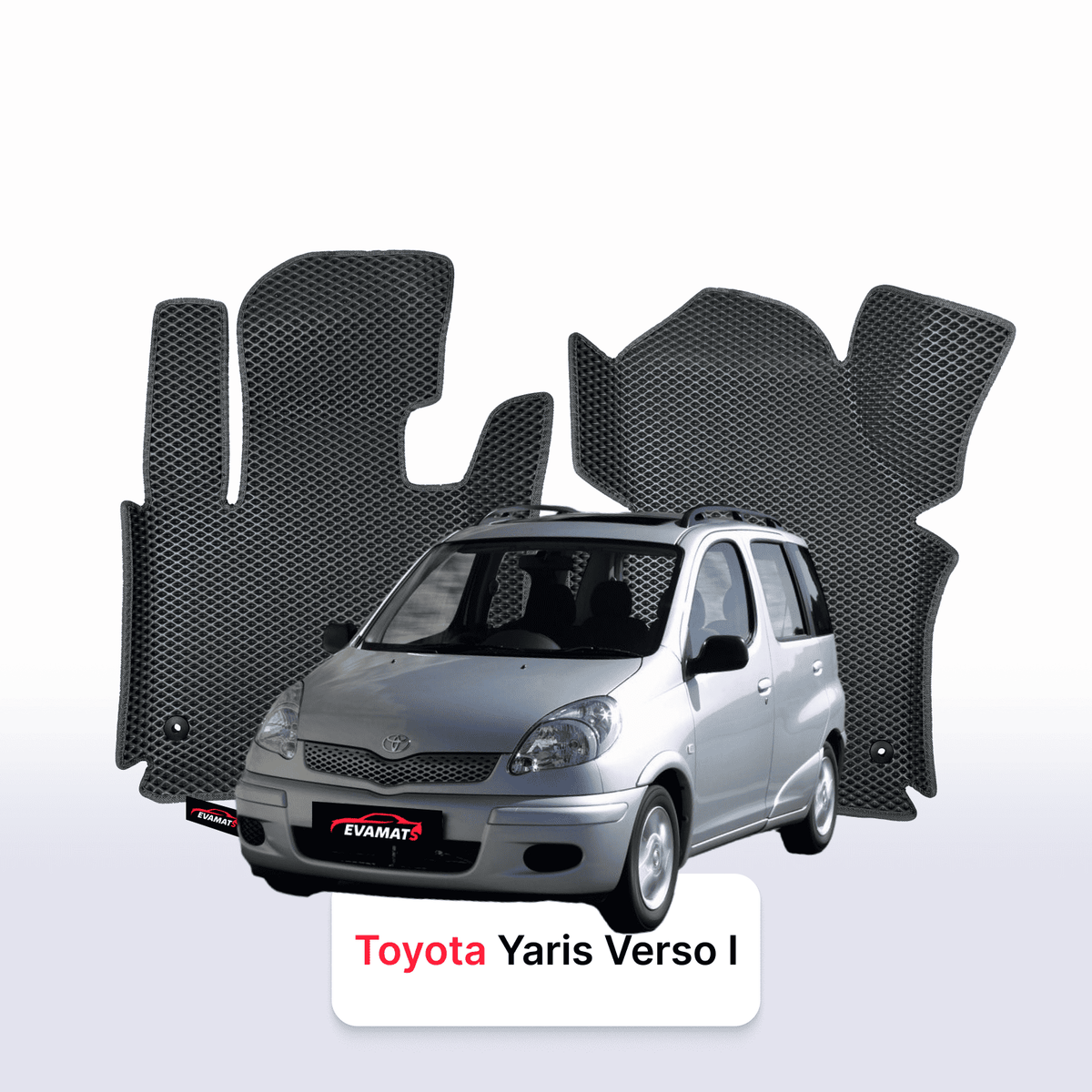 Alfombrillas 3D EVA para Toyota Yaris Verso 1999-2006 años MONOVOLUMEN