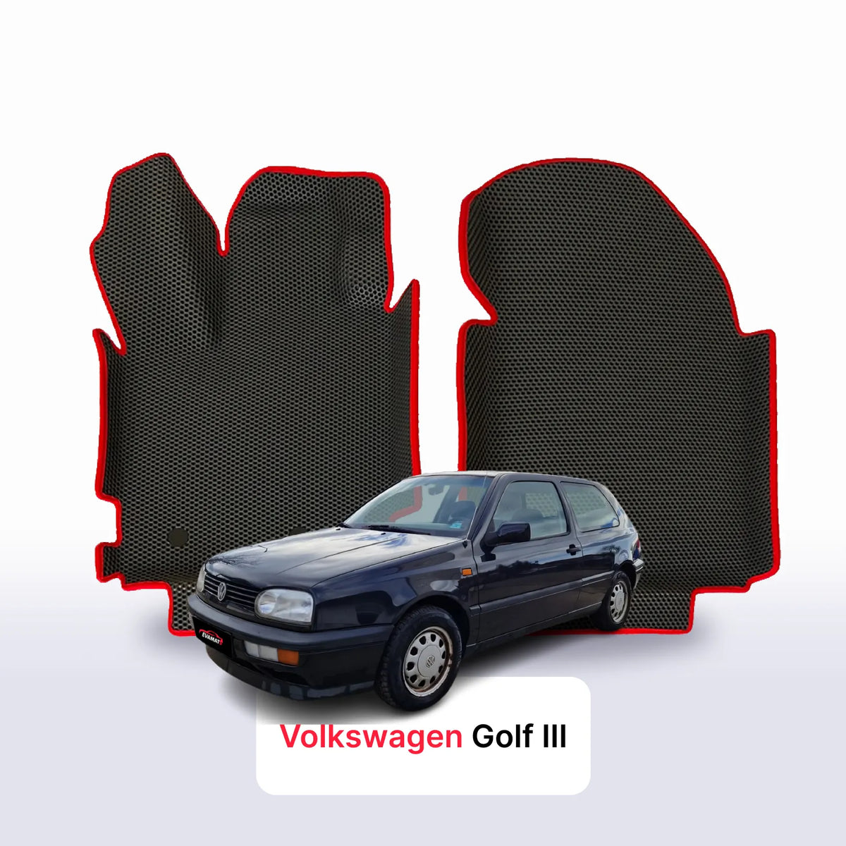 Alfombrillas 3D EVA para Volkswagen Golf(MK3) III gen 1991-2003 años HATCHBACK 3 PUERTAS