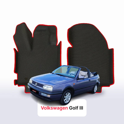 Alfombrillas 3D EVA para Volkswagen Golf(MK3) III gen 1991-2003 años DESCAPOTABLE