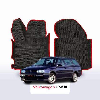 Alfombrillas 3D EVA para Volkswagen Golf(MK3) III gen 1991-2003 años FAMILIAR
