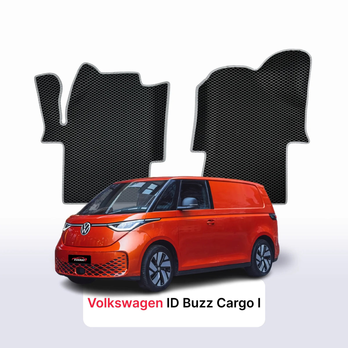 Alfombrillas 3D EVA para Volkswagen ID Buzz Cargo 2022-2028 años FURGONETA