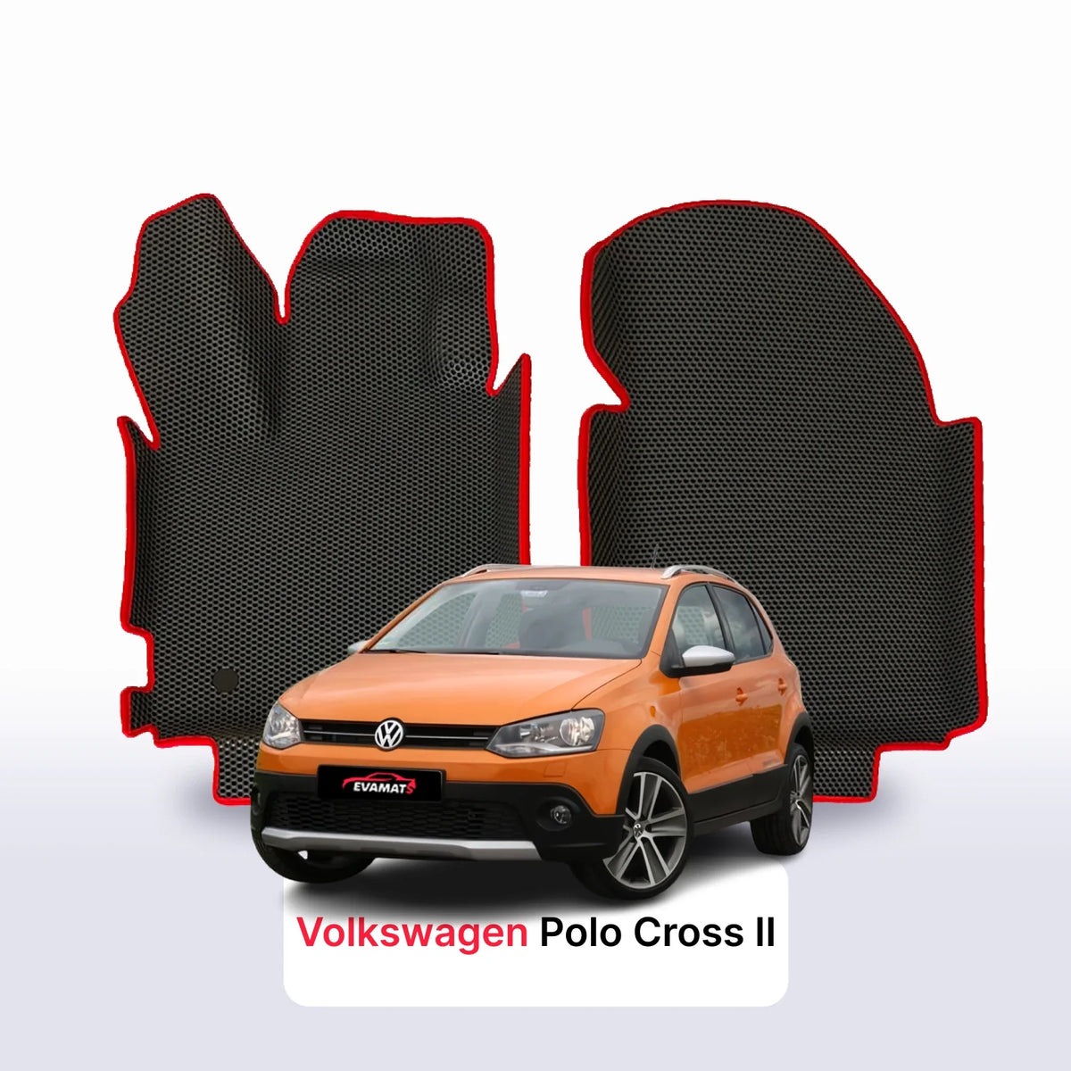 Alfombrillas 3D EVA para Volkswagen Polo Cross II gen 2009-2017 años HATCHBACK 5 PUERTAS