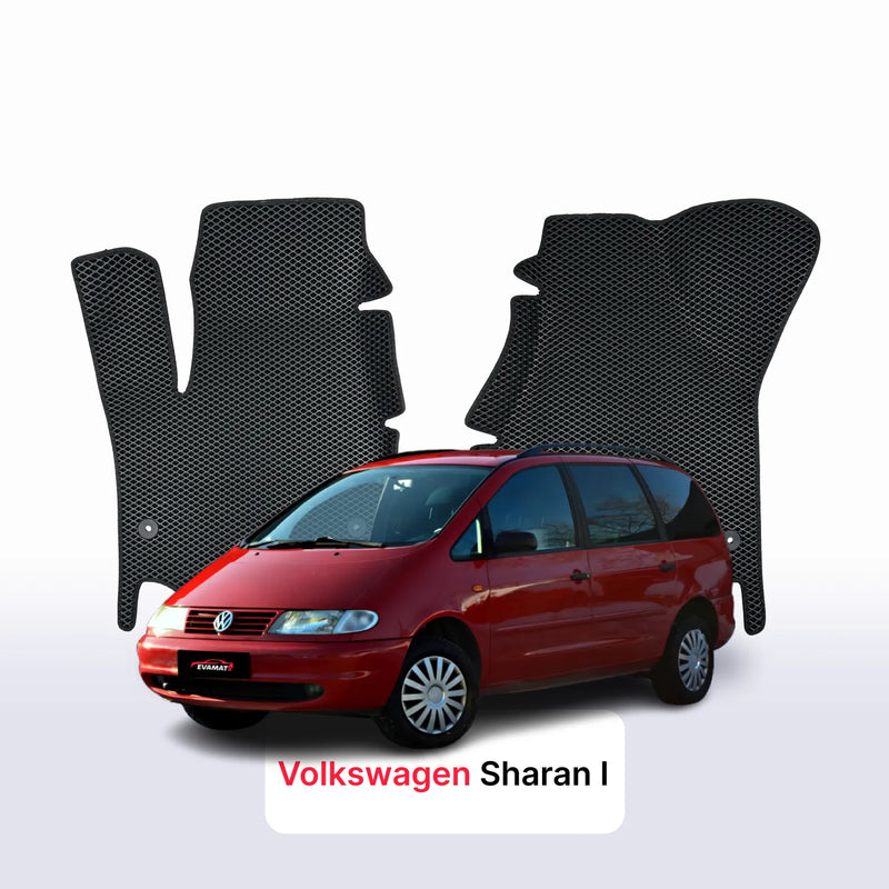 Alfombrillas 3D EVA para Volkswagen Sharan pre-restyling I gen 1995-2000 años MONOVOLUMEN