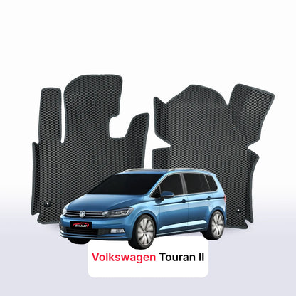 Alfombrillas 3D EVA para Volkswagen Touran II gen 2015-2027 años MONOVOLUMEN