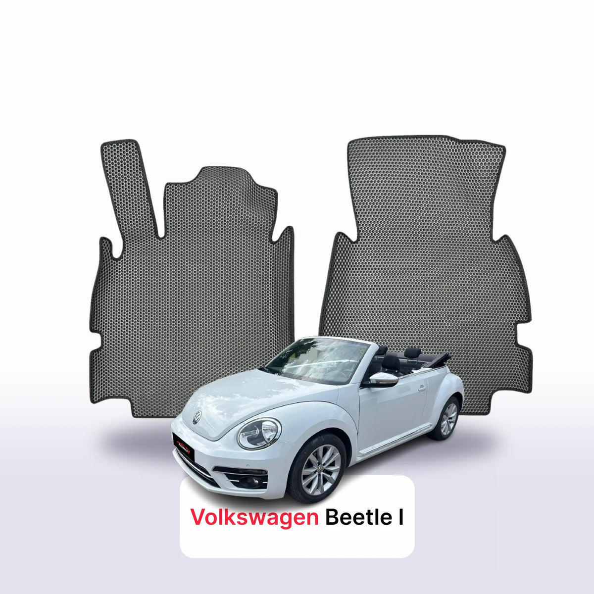 Alfombrillas 3D EVA para Volkswagen Beetle 1 gen 2011-2019 años DESCAPOTABLE