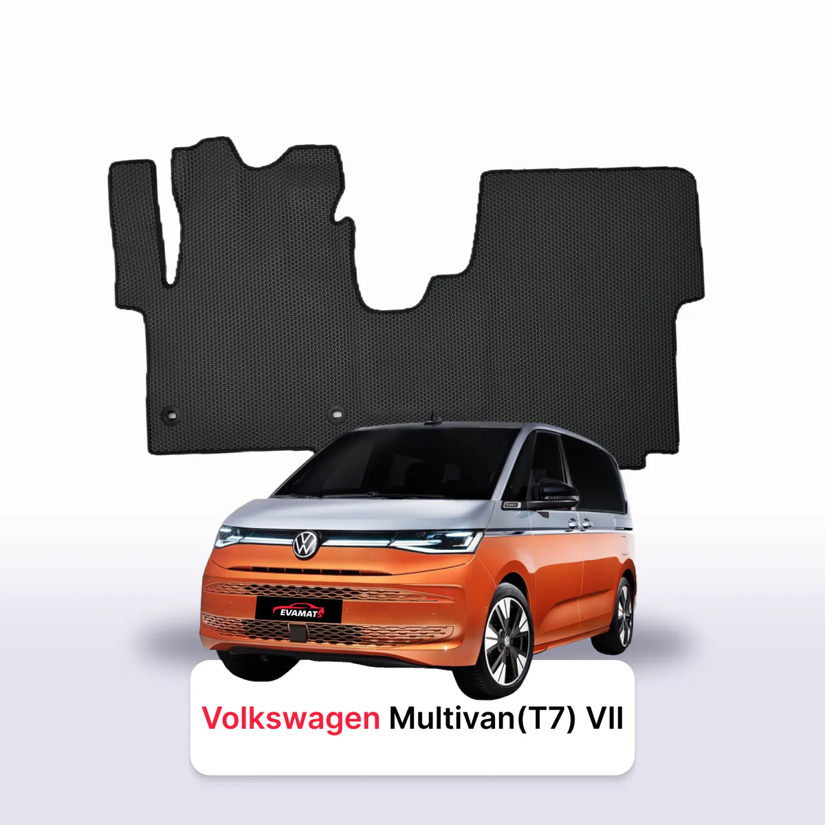 Alfombrillas 3D EVA para Volkswagen Multivan(T7) VII gen 2021-2028 años MONOVOLUMEN