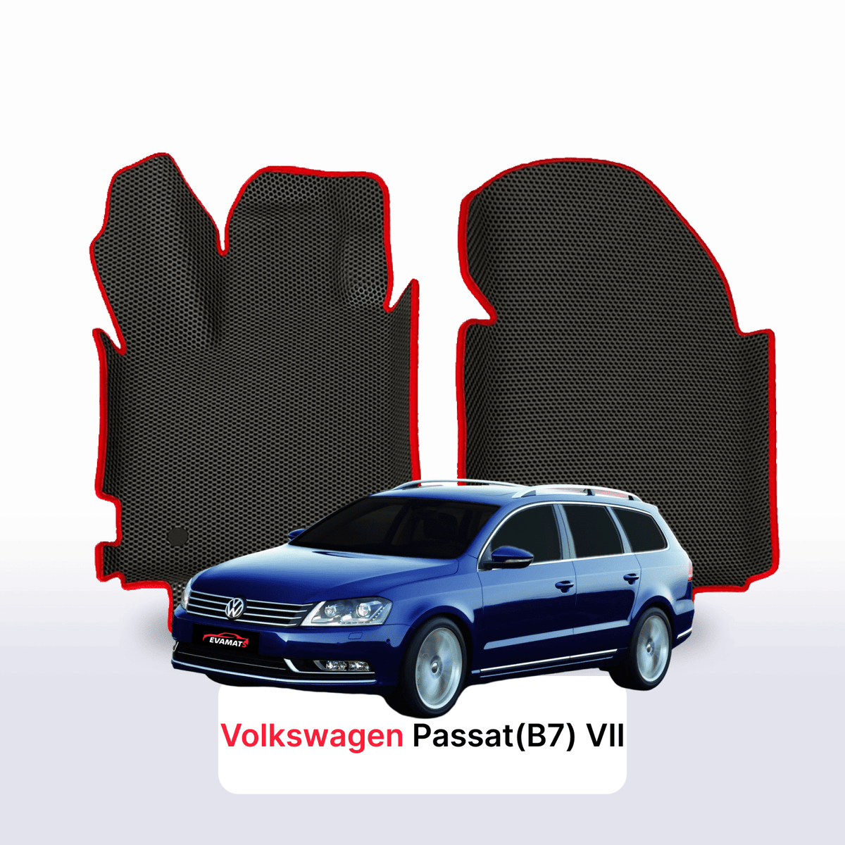 Alfombrillas 3D EVA para Volkswagen Passat(B7) VII gen 2011-2015 años FAMILIAR