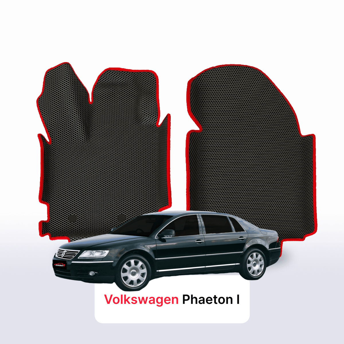 Alfombrillas 3D EVA para Volkswagen Phaeton I gen 2002-2016 años SEDÁN LARGO