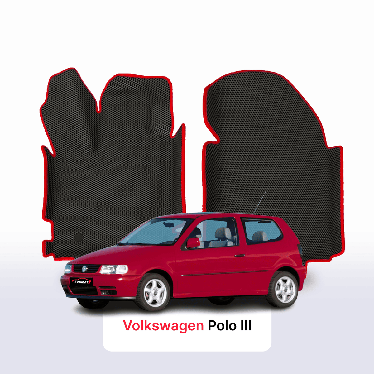 Alfombrillas 3D EVA para Volkswagen Polo(MK3) III gen 1994-2001 años HATCHBACK 3 PUERTAS
