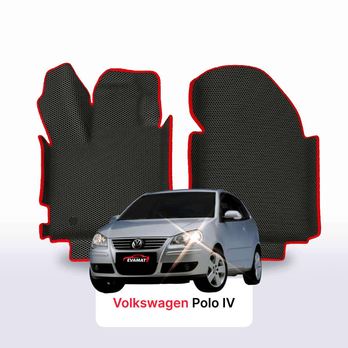 Alfombrillas 3D EVA para Volkswagen Polo(MK4) IV gen 2001-2009 años HATCHBACK 3 PUERTAS