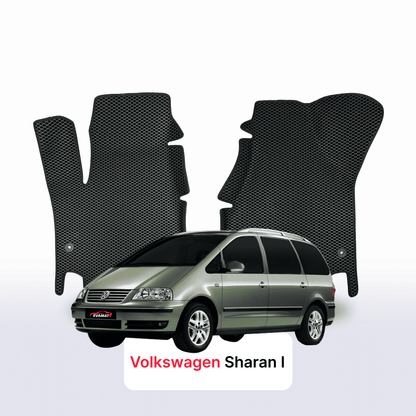 Alfombrillas 3D EVA para Volkswagen Sharan restyling I gen 2000-2010 años MONOVOLUMEN