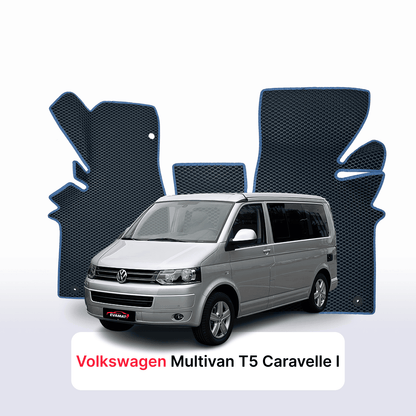 Alfombrillas 3D EVA para Volkswagen T5 Caravelle 2003-2015 años MINIBÚS