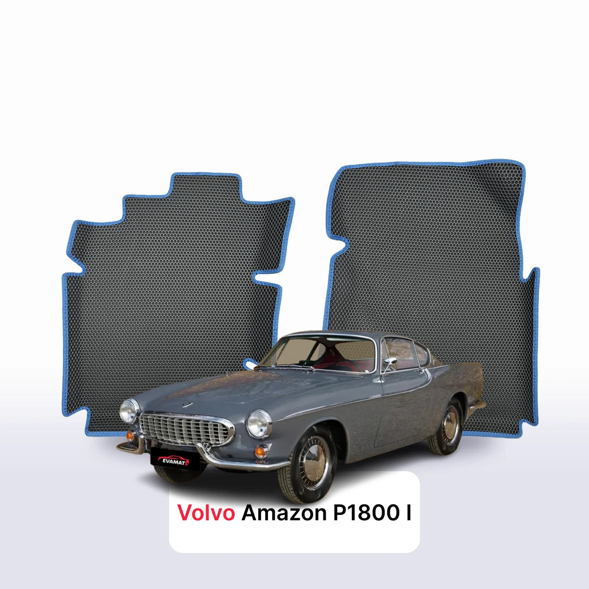 Alfombrillas 3D EVA para Volvo Amazon P1800 1 gen 1967 año COUPÉ