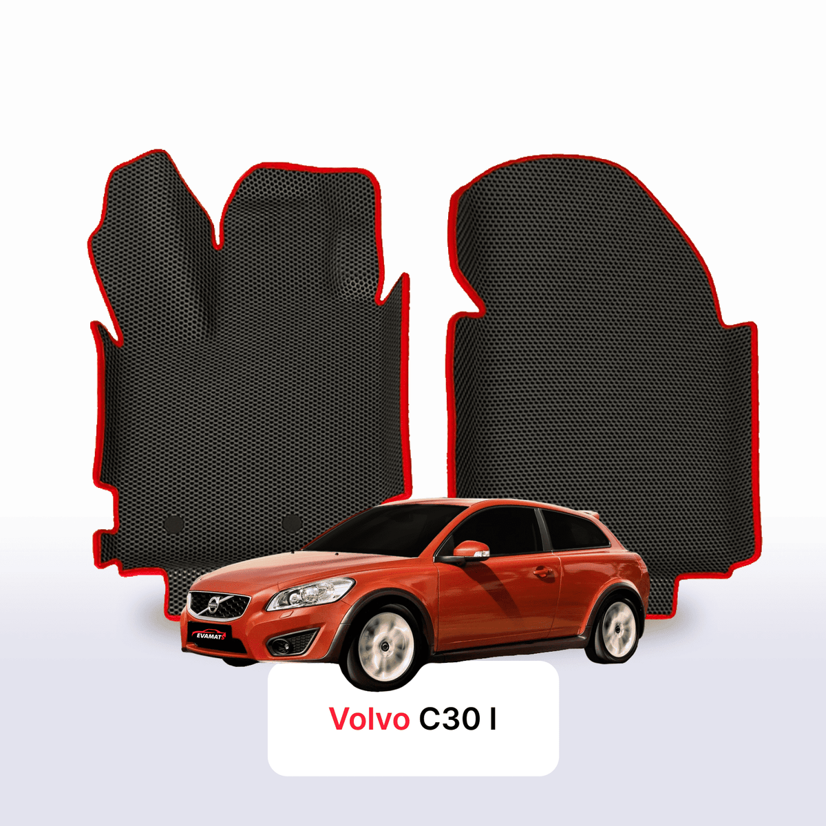 Alfombrillas 3D EVA para Volvo C30 1 gen 2006-2012 años HATCHBACK 3 PUERTAS