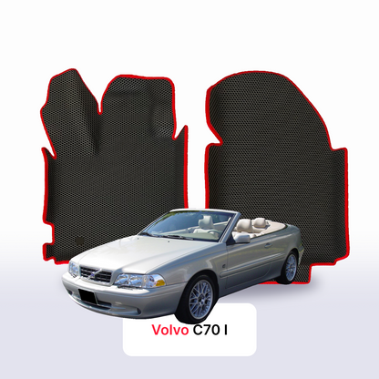 Alfombrillas 3D EVA para Volvo C70 1 gen 1997-2005 años DESCAPOTABLE