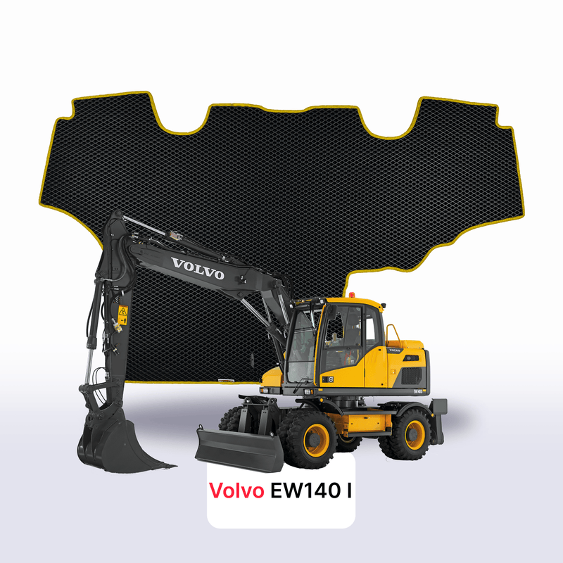 Alfombrillas 3D EVA para Volvo EW140 1 gen 2002-2028 años EXCAVADORA