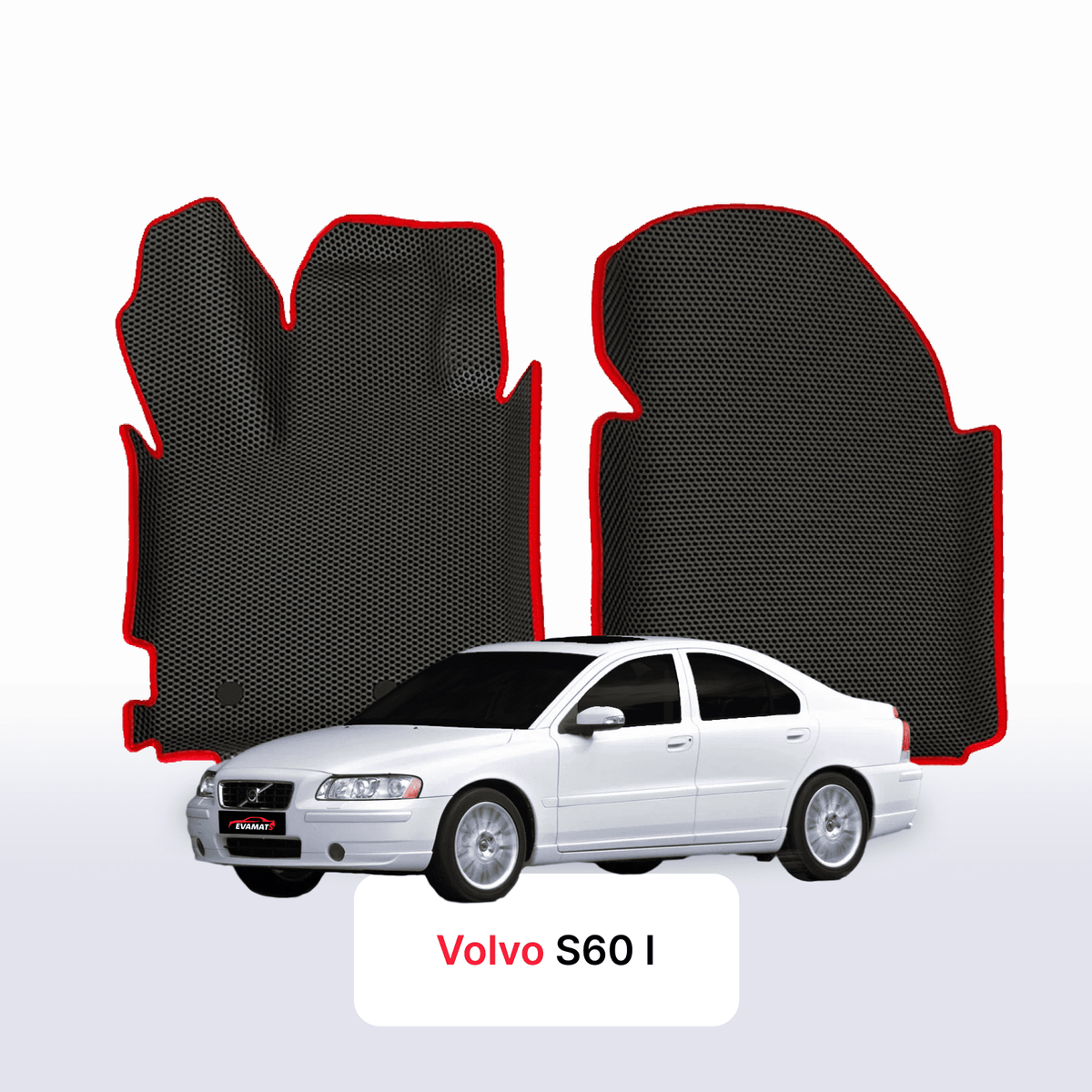 Alfombrillas 3D EVA para Volvo S60 1 gen 2000-2010 años SEDÁN