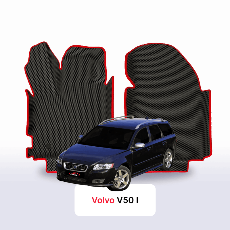 Alfombrillas 3D EVA para Volvo V50 1 gen 2004-2012 años FAMILIAR