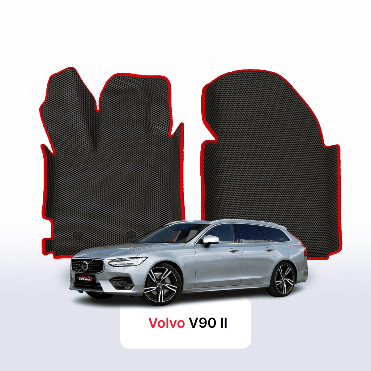 Alfombrillas 3D EVA para Volvo V90 2 gen 2016-2025 años FAMILIAR