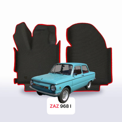 Alfombrillas 3D EVA para Zaz-968 1 gen 1971-1994 años SEDÁN 2 PUERTAS
