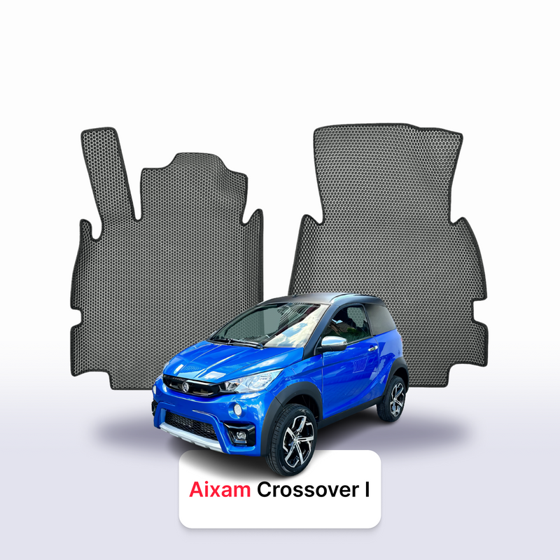 Alfombrillas 3D EVA para Aixam Crossover 1 gen 2007-2028 años HATCHBACK 3 PUERTAS