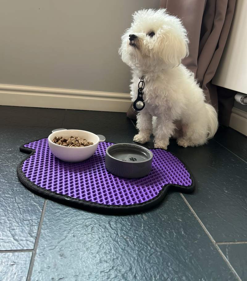 Alfombrilla para comedero de perro