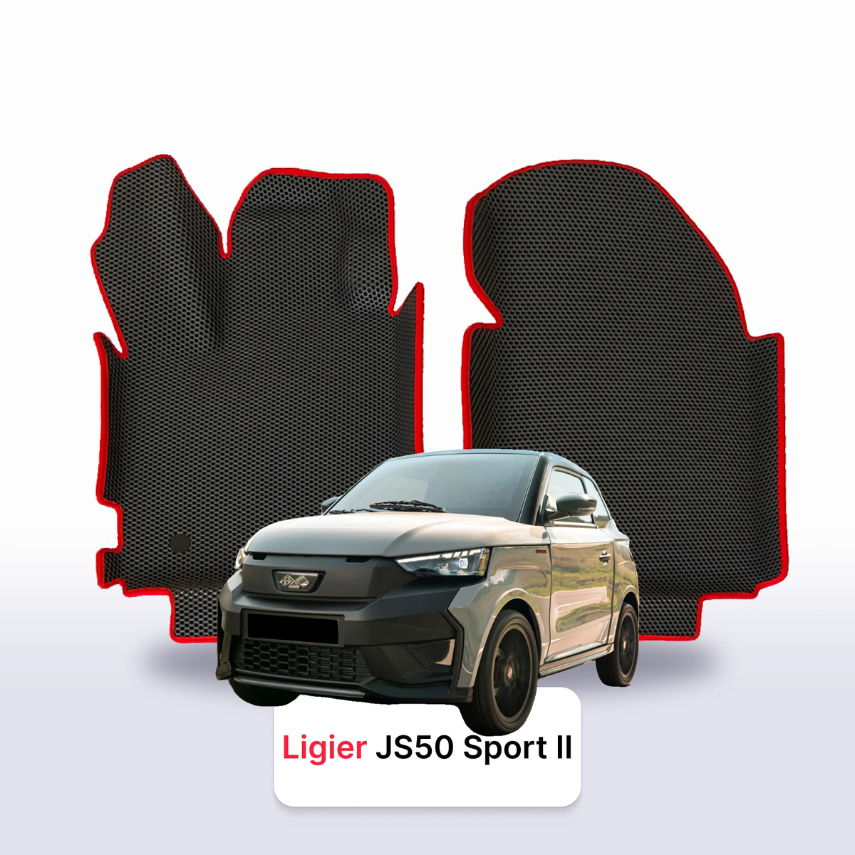 Alfombrillas 3D EVA para Ligier JS 50 2 gen 2024-2028 años HATCHBACK 3 PUERTAS