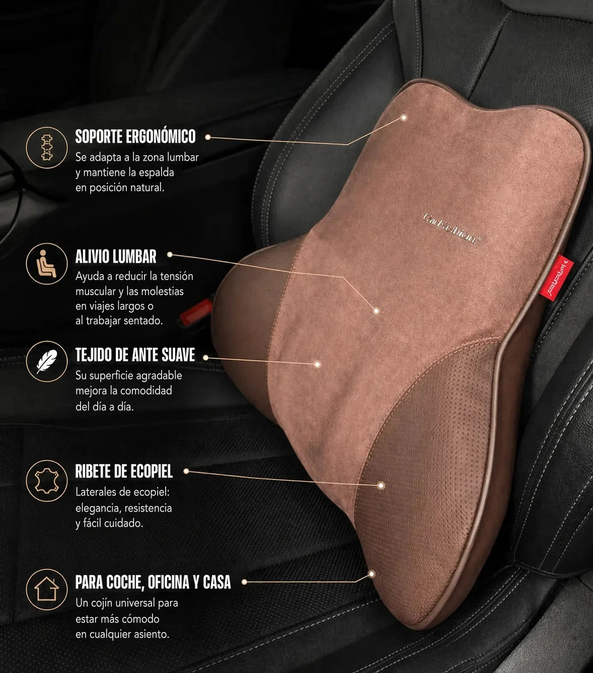 Cojín lumbar ergonómico - imagen 2