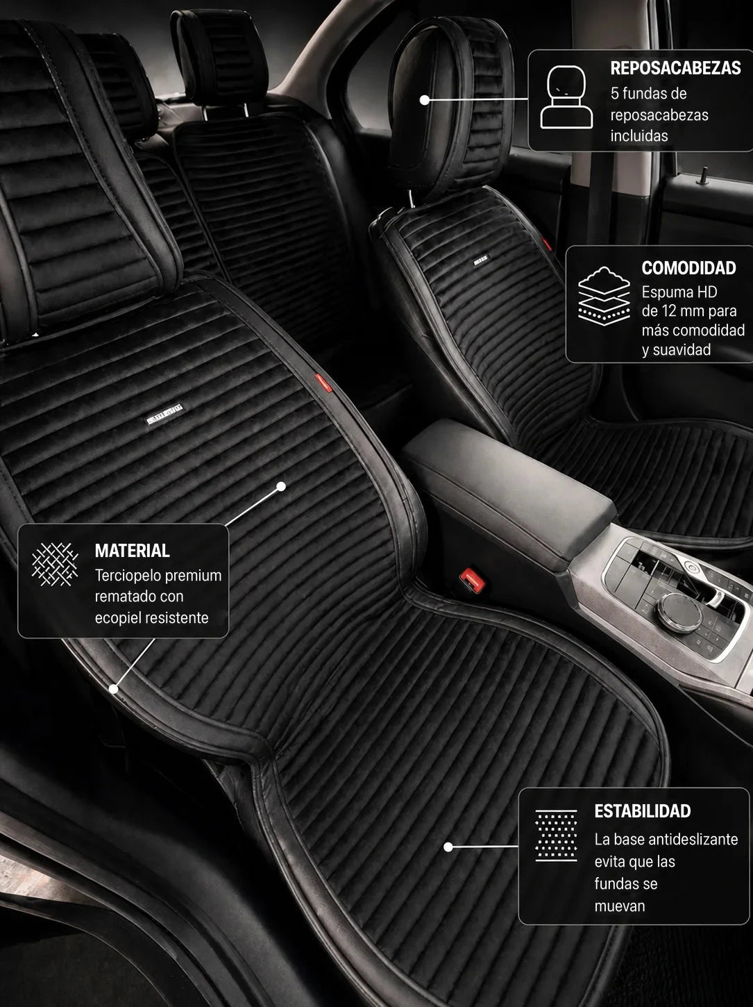 Fundas de asiento universales 2D Classic - imagen 2