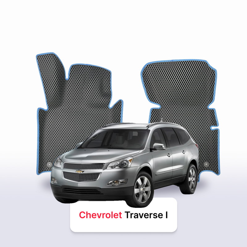 Alfombrillas 3D EVA para Chevrolet Traverse 1 gen 2008-2017 años SUV 7 PLAZAS