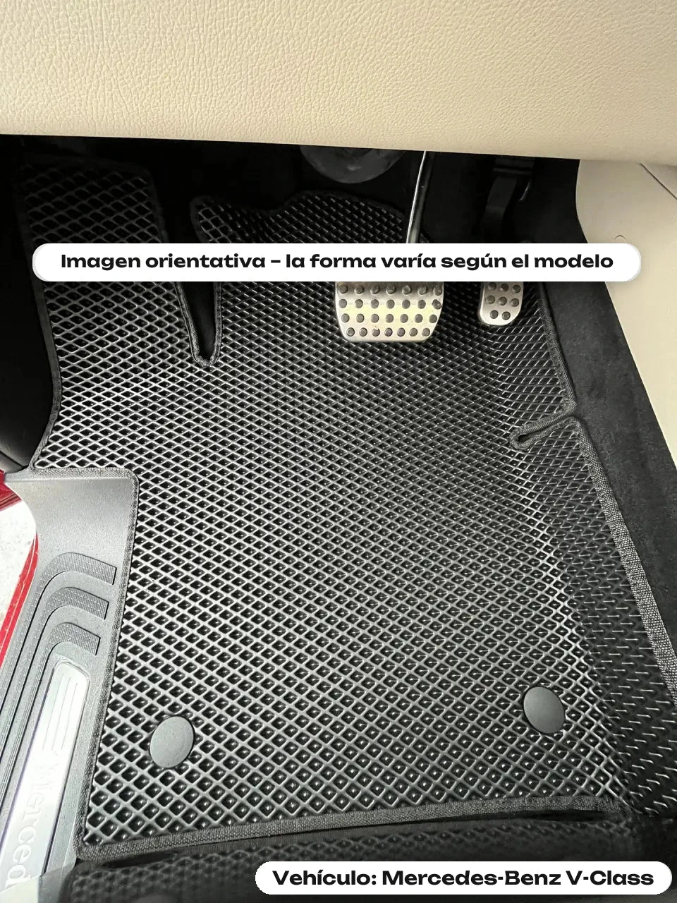Imagen orientativa – la forma varía según el modelo — Vehículo: Mercedes-Benz V-Class