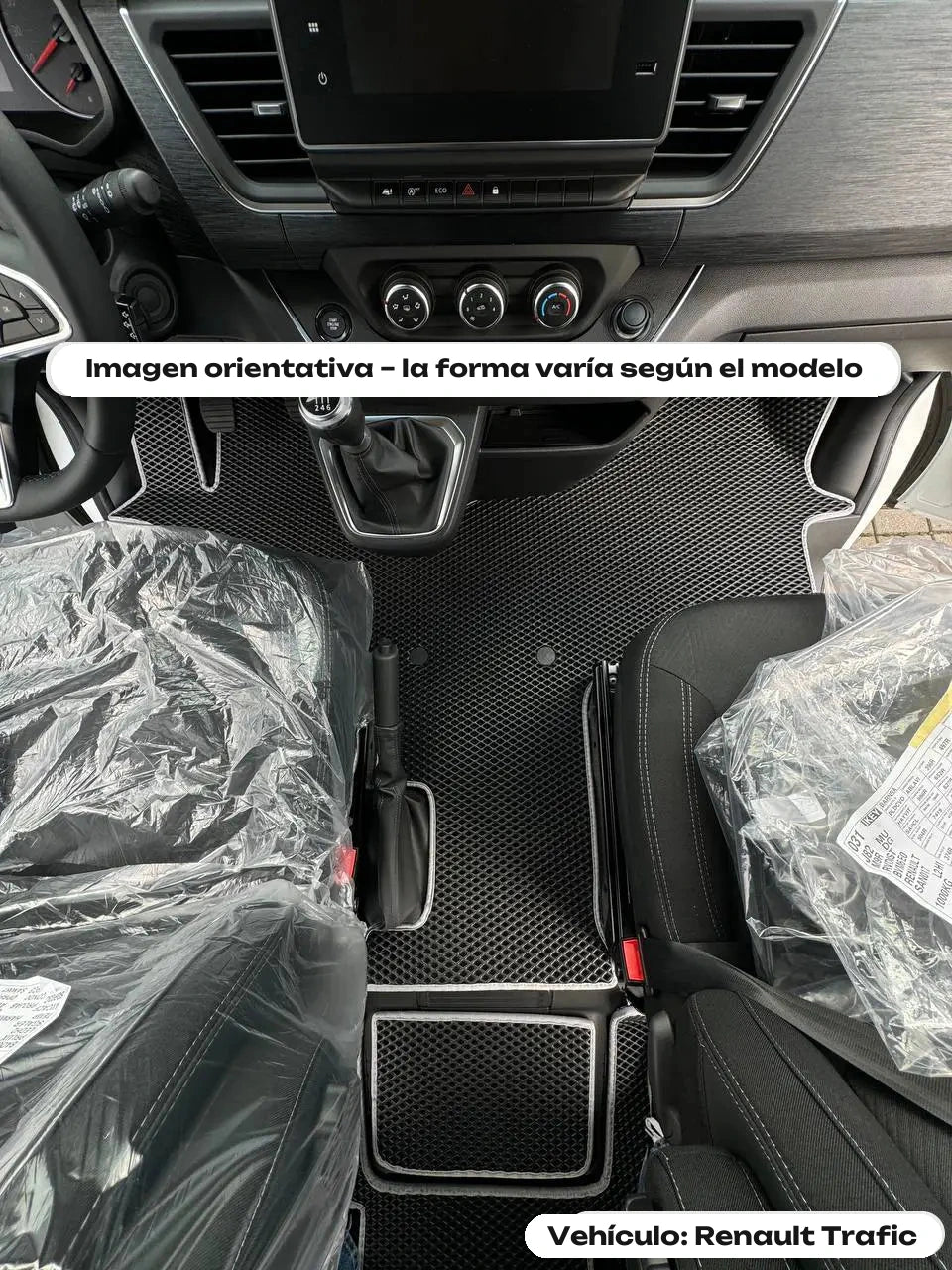 Imagen orientativa – la forma varía según el modelo — Vehículo: Renault Trafic