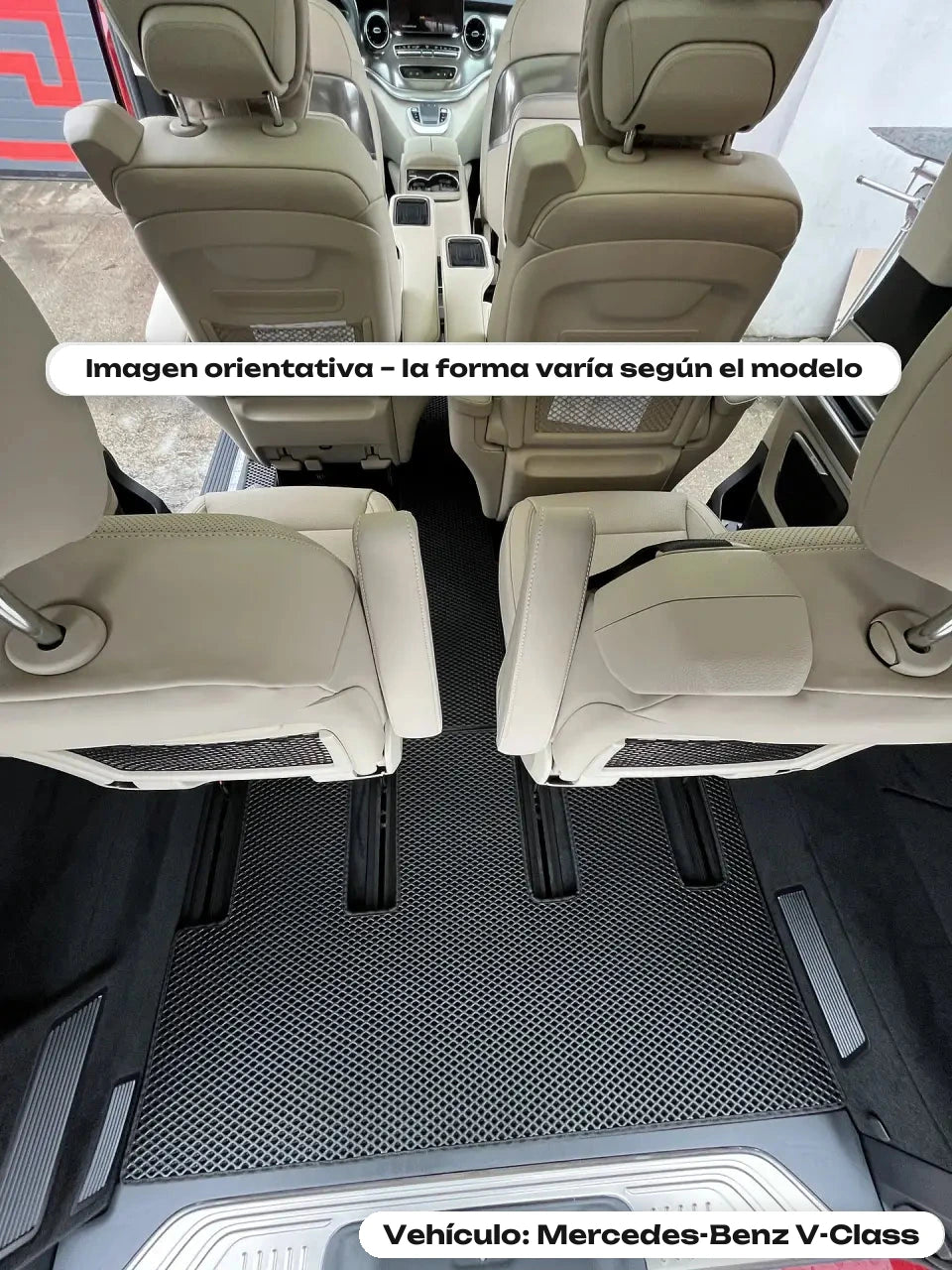 Imagen orientativa – la forma varía según el modelo — Vehículo: Mercedes-Benz V-Class