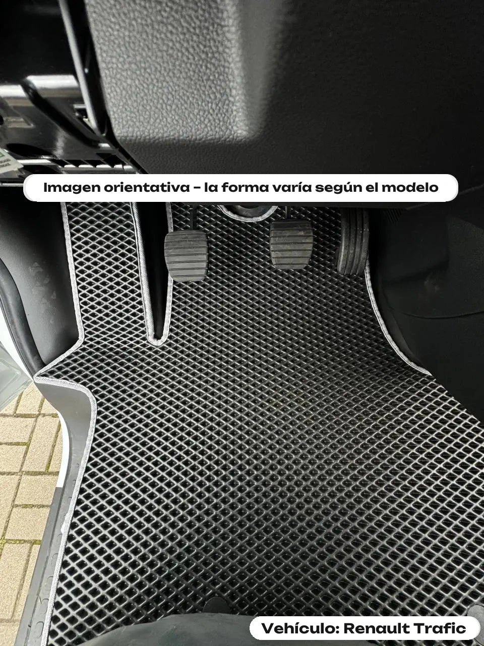 Imagen orientativa – la forma varía según el modelo — Vehículo: Renault Trafic